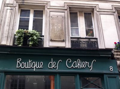 Boutique des cahiers Paris