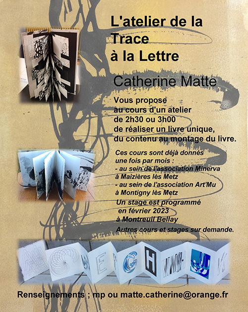 L'atelier de la trace à la lettre