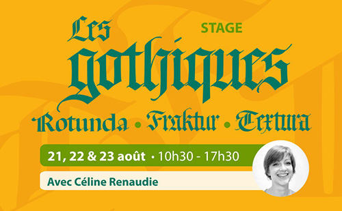 Les gothiques, Rotunda, Fraktur, Textura