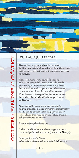 Couleurs : harmonie et création