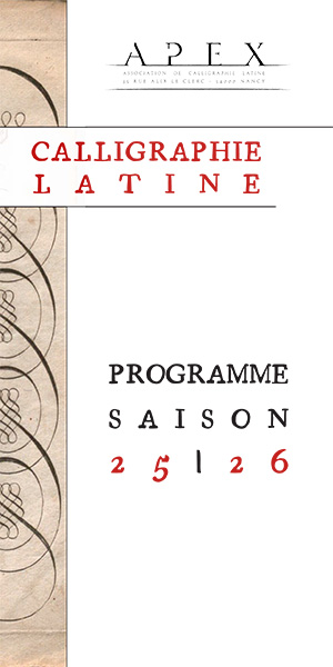 Programme chez Apex, septembre 2025...
