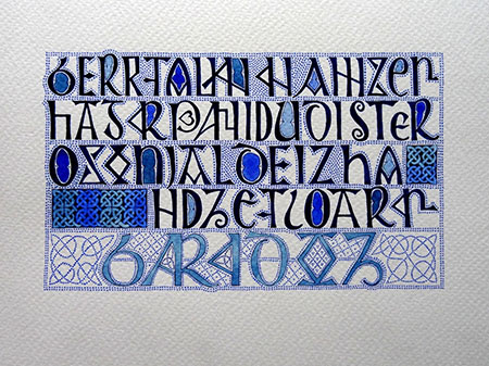 Majuscules celtiques de...