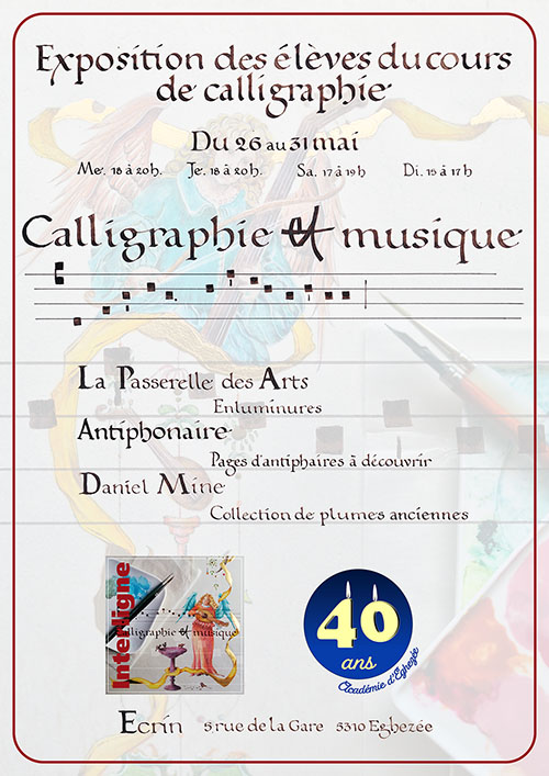 Calligraphie et musique